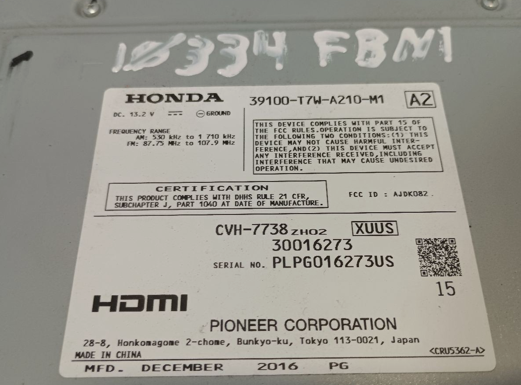 Radio Display Honda HR-V 2017 Cod 12009157 – De Ce Se Blocheaza si Cum Obtii Codul de Deblocare Rapid